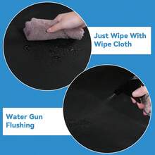 MABOZOO Dog Pee Pad Holder With High Walls, Foldable Dog Litter Box Pee Shields Indoor Dog Potty Small And Medium Dogs, No Spill Pee Pad Holder Tray Dogs Work (33.8*28*17.7in). Patent Pending - 34x28x17.7in - View 3