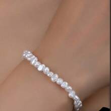 Elegante juego de collar y aretes de perlas doradas falsas - Apropiado para bodas y uso diario, Joyería de boda | Accesorio de moda | Chapado en oro KC