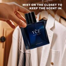 YCZ Merry Christmas YCZ Midnight Marine Man Eau De Parfum, 1.7oz(50ml).Long Lasting EDP Men. Making It The Ideal Gentlemen's Gift,Perfume For Men ,Perfume For Women, Travel Spary,Organizer,Bottle,Stand,Holder