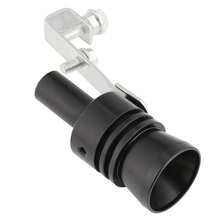 Car Turbo Sound Muffler Exhaust Pipe Roar Maker Whistle Sound Loud XL Black - 1 - Xem 6