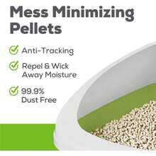 Breeze pellets de arena para gatos - 3.5 lbs, 2 paquetes, absorbente y libre de polvo, ideales para controlar olores y mantener limpio el arenero - 0,5 libras (paquete de 3) - Ver 5