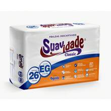 KIT 3 Fralda Geriatrica Descartavel Suavidade Classic Todos Os Tamanhos - Multicolorido - Visão 4
