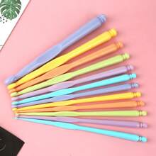 12pcs Colorful Crochet Hooks Knitting Tool Needles Metal Assorted Sizes 3.5mm, 4mm, 4.5mm, 5mm, 5.5mm, 6mm, 6.5mm, 8mm, 10mm, Random Colors