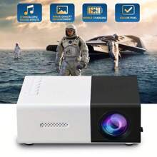 A Projector That Requires A 5V 2A Power Adapter-YG300 Portable Mini Projector,Easily Connect To Your Phone And Carry It Around For Home, Party, Or Office Use. It Is Compatible With USB/SD/AV/HD And Other Interfaces, As Well //As A Type-C Port. No Built-In System; Supports Wired Screen Mirroring From Mobile Phones.