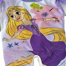 Walt Disney Mameluco ligero para Bebe manga larga sublimado - Lila Púrpura - Ver 2