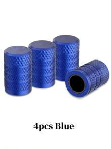 Tire Valve Stem Caps-4/2 Packs, Anodized Aluminum Tire Valve Cap Set, Corrosion Resistant, Universal Stem Covers For Cars Trucks Motorcycles SUVs And Bikes