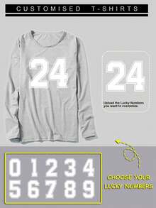 Plus Size Custom Printed Long Sleeve Cozy Sleepwear Top, Cozy Outfit, Fall & Winter