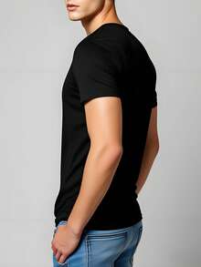Good Vibes Only Panda T-Shirt - Beach Ukulele Panda Tee - Black - View 2