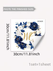 1 件浴室英文字母可移除装饰贴纸、贴纸、墙贴花、家居装饰乙烯基贴花、春季装饰品让您的家焕然一新、Rama 装饰贴纸