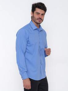 Rand paul Men's Long Sleeve Striped Dress Shirt, Easy Iron Egyptian Cotton Fabric