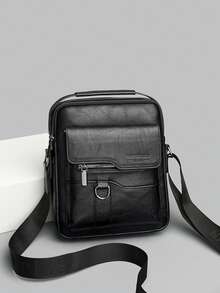 全新防水高品质男士商务通勤公文包单肩包旅行包 - 彩色 - 查看 3