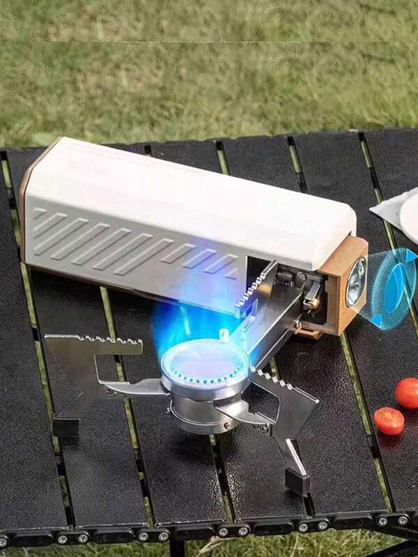 Foldable Box Camping Stove, Freely Adjustable Family Outdoor Camping With Storage Bag, Portable Gas Tank Butane Gas Stove With Storage Package, Easy To Carry Camping, Picnic And Outdoor Travel