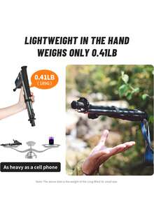 Naturehike 5 节碳纤维+铝合金可折叠伸缩登山杖，Longwind PRO/UL，超轻徒步杖，便携式，适合徒步旅行和背包旅行 - 彩色 - 查看 5