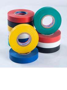 Taśma elektryczna 2/5/10/20-częściowa, trudnopalna, odporna na wysokie temperatury taśma elektryczna do użytku wewnątrz i na zewnątrz, wysokiej jakości czarna taśma wodoodporna, wodoodporna samoprzylepna taśma elektryczna z PVC, czarna izolacja przewodów elektrycznych, trudnopalna taśma plastikowa, elektryczna, wysokonapięciowa, wielofunkcyjna, wodoodporna, samoprzylepna taśma elektryczna z PVC