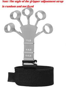 1pc Creative Portable Five-Finger Trainer, Hollow Silicone Finger Puller, Vein Trainer, Adjustable Grip, Exercise Hand Grip Strength, Suitable For Physical Exercise, Sports Fitness, Instrument Training, Gym - Multicolor - View 15