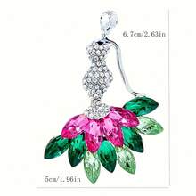Women's Elegant Rhinestones Brooch - Luxury Alloy, Suitable For Wedding And Party, Multifunctional Fashion Accessory - Multicolor - View 10