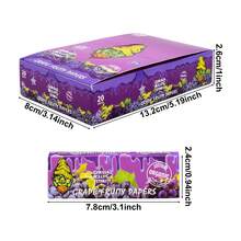 30 Packs / 6 Flavored Fruit Paper Rolls, 78mm Rolls, Various Flavors, Slow Burn, Gifts For Friends - 彩色 - 查看 2