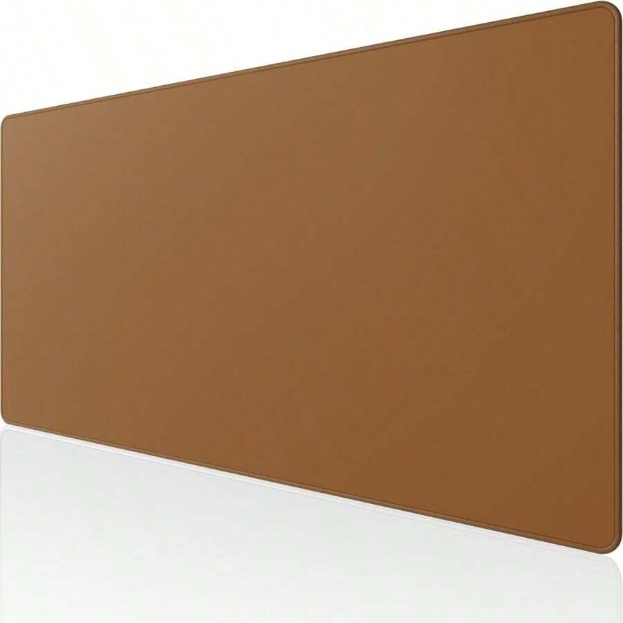 KTRIO Large Gaming Mouse Pad With Superior Micro-Weave Cloth, Extended Desk Mousepad With Stitched Edges, Non-Slip Base, Water Resist Keyboard Pad For Gamer, Office &Amp; Home, 31.5 X 11.8 In, Black - Coffee Brown - View 1