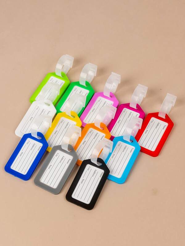Travel Luggage Tag, Suitcase Tag, Luggage Tag, Handbag Tag, Luggage Identifier Tag, Travel Bag Label, Luggage Name Travel, Cool Leather Travel Luggage Tag, Bag Tag With Privacy Name ID Card Holder, Suitable For Friends, Adults And Children Travelers Travel Essentials Travel Accessories Vacation Summer Holiday Back To School Women Mini Travel Products Bag For School School Accessories School Stuff