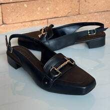 Mule With Heels Milli Elegance Comfort For Your Everyday Life Formal Elegant Perfect For Working Going Out Traveling - 黑色 - 查看 5