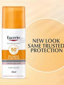 Eucerim protector solar crema antiedad control claro SPF50+ 50mL - Naranja - Ver 4