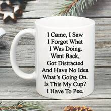 1 Stück, Seniorenkaffeetasse, 325ml Keramiktasse, Wassertasse für Senioren, Sommer Winter Trinkgeschirr, Geburtstagsgeschenke, Feiertags-Geschenke, Weihnachtsgeschenke, Neujahrgeschenke