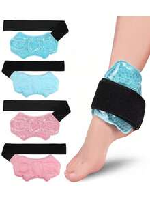 可重复使用的脚踝和手腕冰袋包裹，冷热疗法凝胶冰袋运动冰垫