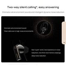 Huawei Auriculares inalámbricos Bluetooth FreeBuds Pro 4 Calidad de sonido sin pérdidas de alta resolución Llamada bidireccional Tapones para los oídos con memoria Reducción de ruido profunda Chip  A2 Detalles de sonido nítidos Negro - Negro - Ver 4