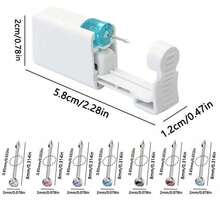 1PC Disposable Nose Piercing Gun With Built-In Stainless Steel Nose Studs Nose Piercing Kit For Cartilage - Multicolor - View 9