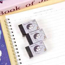 Animal Series Paper Wrapped Erasers, Can Be Cut Into Cross Section With Filling Pattern, Beautiful School Supplies Office Supplies Pencil Case, Automatic Pencil, Doodling Drawing Exam Eraser, Seal, Penguin, Puppy Pattern Cute Erasers, Party Favors Birthday Gifts, School Supplies,Back To School