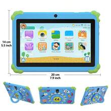 4GB RAM+64GB ROM/7英寸平板电脑/4核1.3GHz/Android 13 MTK8321/1280x800 IPS高清分辨率IPS屏幕/2MP+5MP摄像头/4000mAh大电池/支持WiFi游戏/采用ABS塑料+硅胶BDF Y10平板电脑（包含：包装盒/数据线/说明书/OTG/卡针）