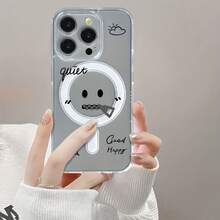 This Is A  And Stylish Transparent Acrylic Phone Case Designed For The  16 Pro Max And Compatible With Models 15, 14 Plus, 13, 12, And 11. It Features Magnetic Compatibility With Magsafe And Offers Earthquake-Resistant Protection, Making It A Classic Hybrid Option. - Mixed Color 1 - View 6