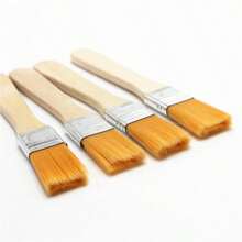 Multi-Purpose Nylon Bristle Brush, Paint Brush, Painting Brush, Wooden Handle Bristle Brush, Art Painting Brush, Oil Painting Brush, Nylon Brush