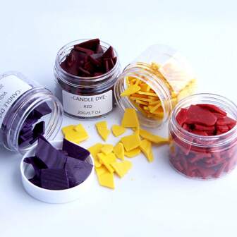 Tinte para velas adecuado para hacer velas de soja - Tinte para velas de cera de soja, 12 botellas de colores independientes - Bloques de tinte para velas de cera, tinte para velas para hacer velas, suministros para hacer velas para velas DIY