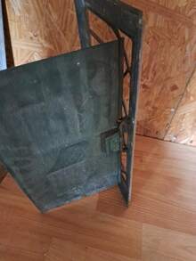 Vintage Metal Heat Register Duct Wall Grate Cathedral Arch Architectural Salvage - 1 - View 5