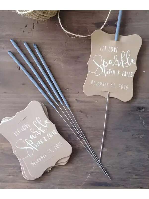 Etichette per sparkler da matrimonio, etichette personalizzate per sparkler da matrimonio, etichette fai-da-te per sparkler da matrimonio, per il ritorno a scuola, forniture scolastiche
