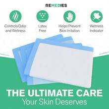 Large Disposable Absorbent Bed Pads (36 X 36, 50 Count) - Waterproof Chux Underpads Adult, Senior, Kid, Puppy & Furniture - 36x36 Inches - View 5