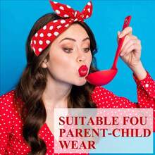 2条波点发带，适合女孩和女士，复古风格，金属丝发带，复古印花头巾，可爱蝴蝶结波点围巾，秋季发带，运动头饰，瑜伽、跑步吸汗带，冬季假日时尚发饰，女士发带，夏季穿搭 - 彩色 - 查看 6