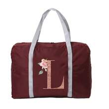 旅行包 折叠行李包 飞机包 单肩包 姓名首字母图案 大容量收纳袋 防水防潮行李袋 手提包 收纳包 毛巾 衣物收纳袋 假日旅行用品 学生周末包 瑜伽健身包 学校包 学校用品 学校用品 - 酒紅色 - 查看 10