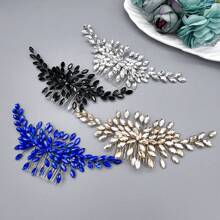 1 Stück Frauen Multi-Farb Strass Haarzubehör, Braut Kopfschmuck, Haarkamm Kopfschmuck für Hochzeit, Verlobung, Ball, Fotoshooting, Silber Hochsteckfrisur Dekoration, geeignet für Hochzeitskleid, Brautkleid Strass Dekoration