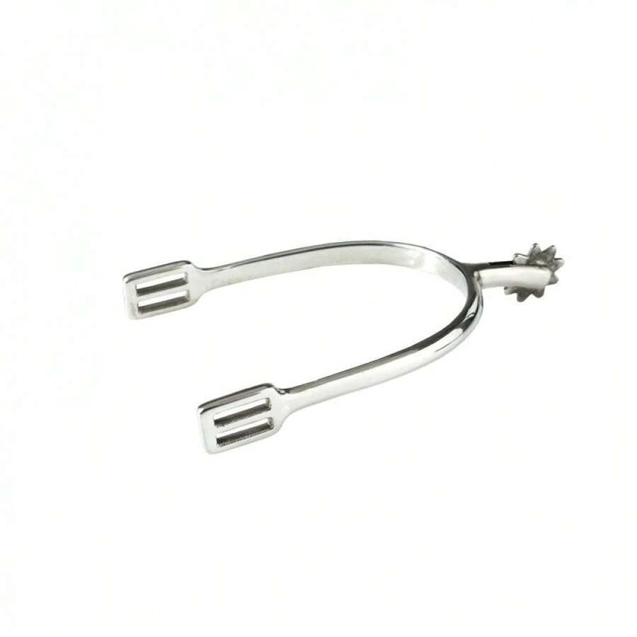 HORZE Rowel Spurs - Silver - W - Silver - View 1