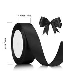 125 Yards/1 Inch Single-Sided 31-Color Solid Color Satin Ribbon Set, 125 Yards/1 Inch Wide Per Roll, Various Ribbons Suitable For Gift Wrapping, Christmas, Weddings, Parties, Flower Decorations