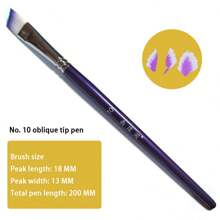 Juego de 14 brochas profesionales para pintura facial realizadas con cerdas de nailon. Este conjunto es apto tanto para pintura facial como corporal. Es compatible con pinturas acrílicas, de aceite y acuarela, y se puede utilizar para pintura facial, arte de uñas, micro detalles y pintura de rocas. Útiles escolares, de vuelta al colegio