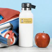 62/124/186/372PCS Personalized Name Labels Custom Waterproof Name Stickers For Clothing Tags, Water Bottles, Lunch Boxes And School Supplies Back To School Stickers Pencil Stickers Books Stickers ,Waterproof,Seal,No-Iron,Reusable,Adhesive Exquisite,Cute,Adorable,Colorful,Cartoon Custom,Personalized,Unique Ideal Gifts For Him Her,Family,Friends,Son,Daughter,School Students,Kids For Anniversaries,For Children's Day,For Birthdays School,Home,Back To School Fashion,Home & Living,Haunt Your Home,Personalized Labels - Multicolor - View 4