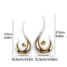 1pc Luxury Modern Minimalist Home Decor Accessory, Display Piece For TV Stand, Hallway, Cabinet, Living Room, High-End Vibe