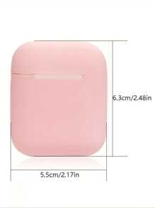DO AS YOU WISH 1pc Silicone Protective Case For AirPods 1/2, Soft & Comfortable Silicone Material, Prevent Scratches & Damages, Minimalist Design, Easy Installation, Portable, Multiple Color Options