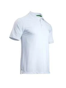 2PCS Men's Solid Pique Polo Shirt - White - View 2