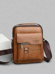 全新防水高品质男士商务通勤公文包单肩包旅行包 - 彩色 - 查看 4