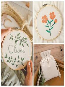 1pc Linen Ed Fabric, For Garment Making DIY Decor - Multicolor - View 7