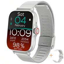 Eytlptoc Smart Watch With Wireless Call And Message Receiving, Multi-Function Sports Watch For Running And Hiking, 1.85-Inch Large Touchscreen, 250mAh Battery, Compatible With Android And IOS Phones, Fashionable Unisex Design